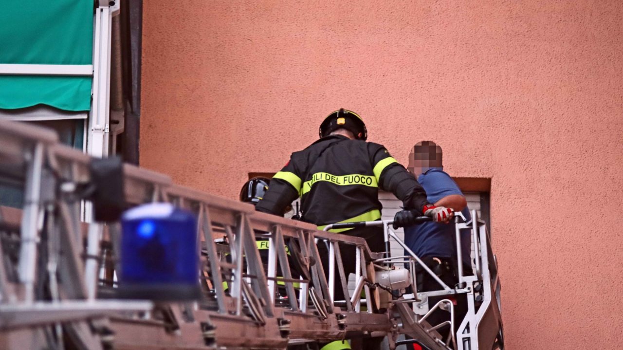 barricata in casa