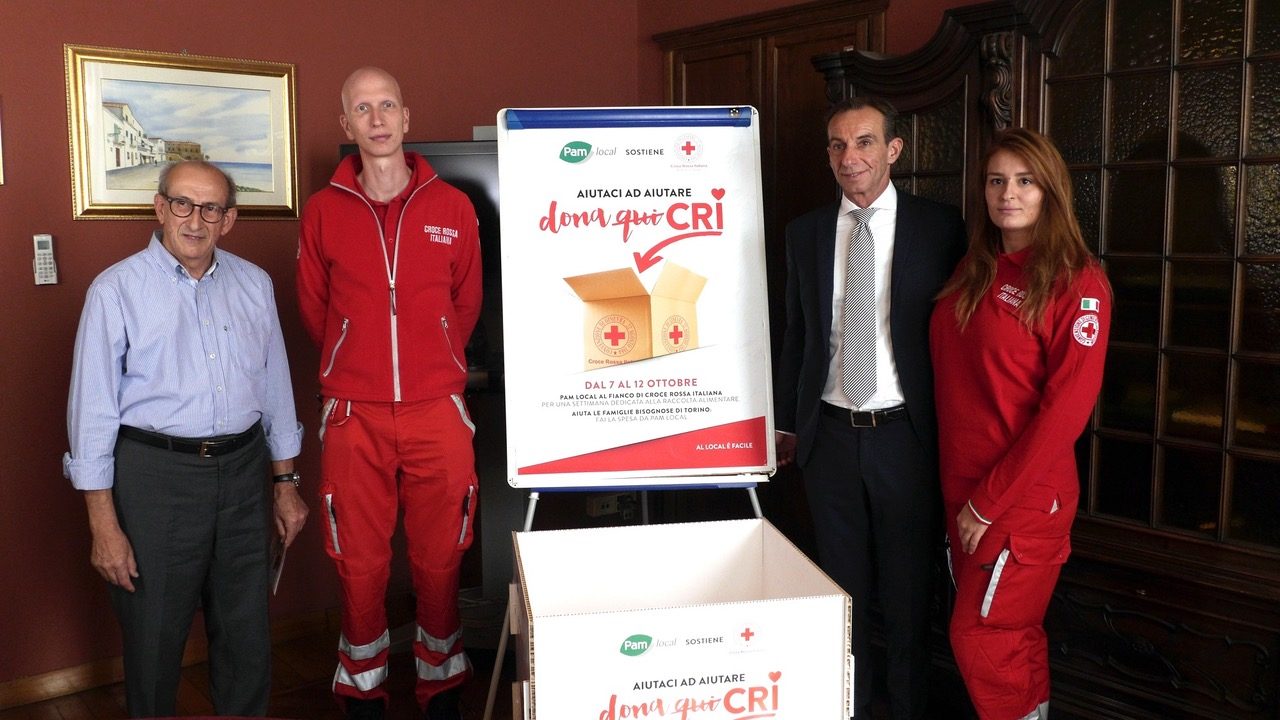 Pam Local e Croce Rossa insieme per le fasce più deboli di Torino