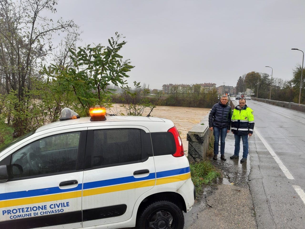 Maltempo, Chivasso passa da allerta arancione a gialla
