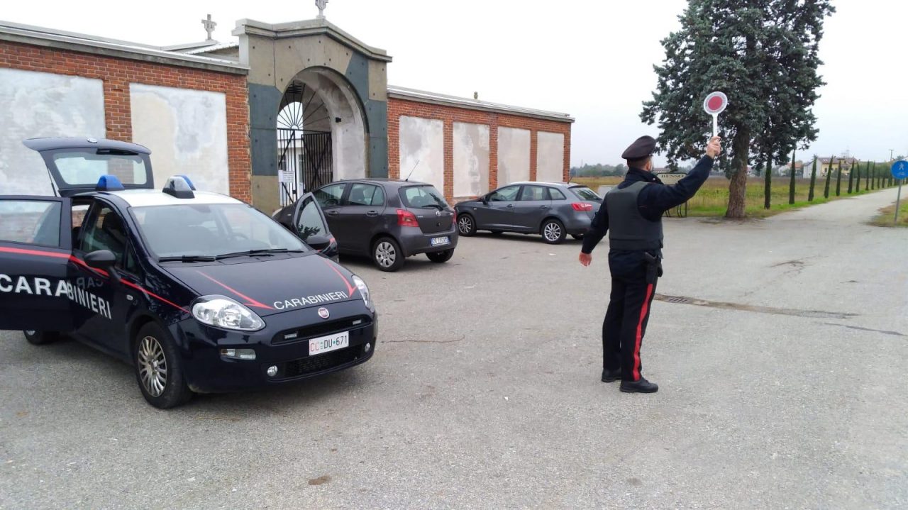 Feste di Ognissanti, carabinieri in servizio ai cimiteri