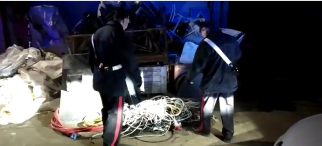 Ladri specializzati in furto di rame: 10 arresti | FOTO