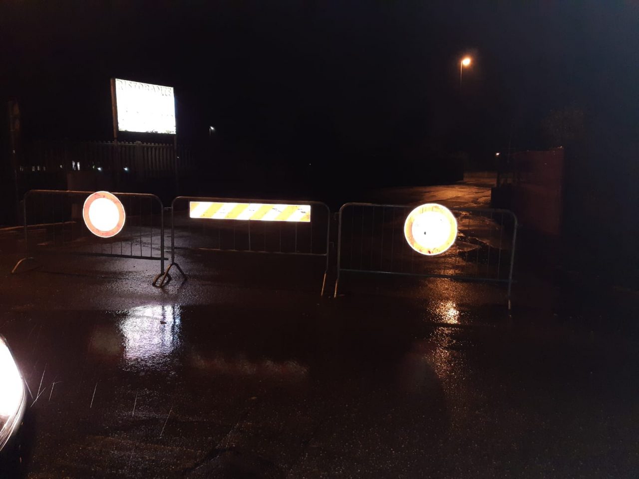 Emergenza maltempo, il sindaco chiude il ristorante Lido Malone di Brandizzo