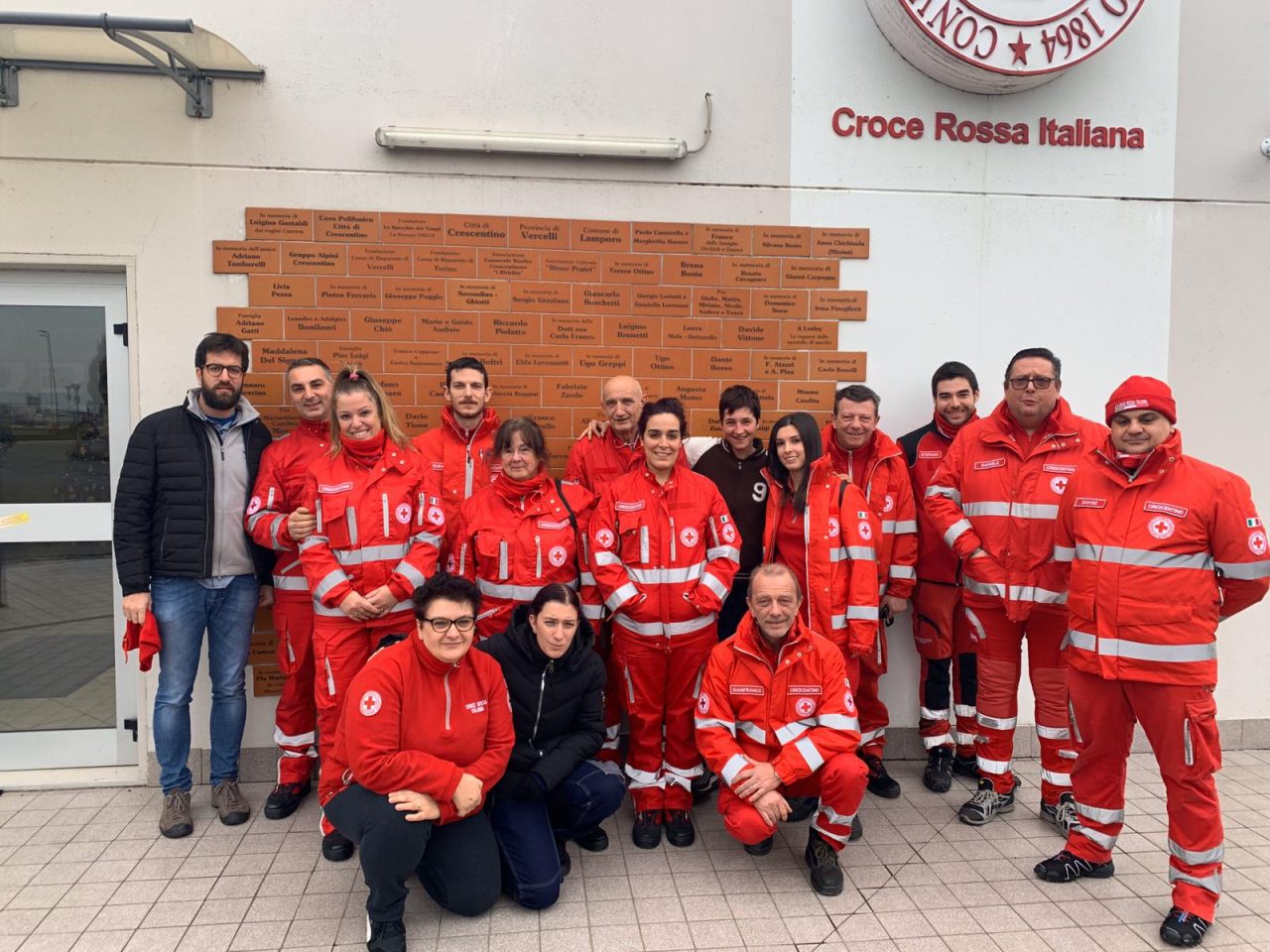 Nuovi volontari della Croce Rossa a Crescentino