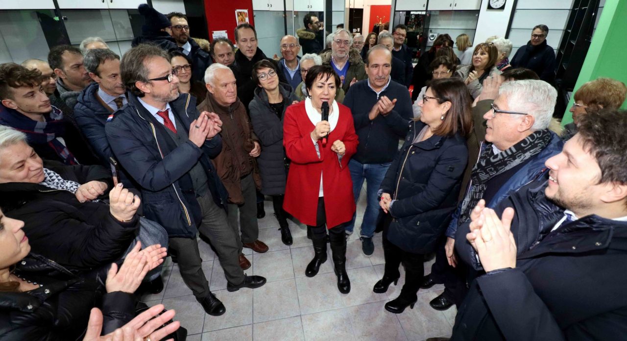 La Ministra Paola De Micheli a Settimo per inaugurare la sede del Pd VIDEO