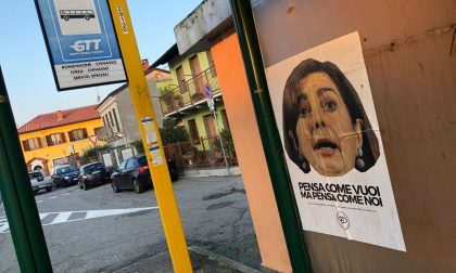 Chivasso,  manifesti contro Laura Boldrini e gli immigrati