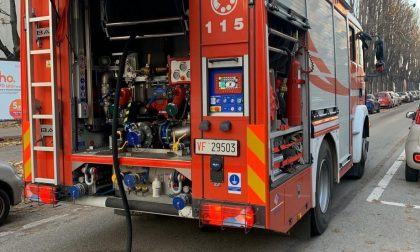 Black out per la centralina elettrica in fumo