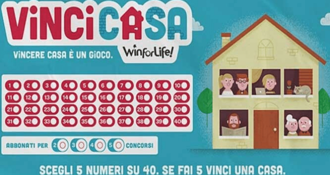 Vinti 500 mila euro con VinciCasa
