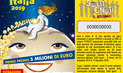 Lotteria Italia, venduto a Torino il biglietto da 5 milioni