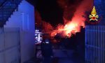Incendio in un deposito di gomme ad Avigliana