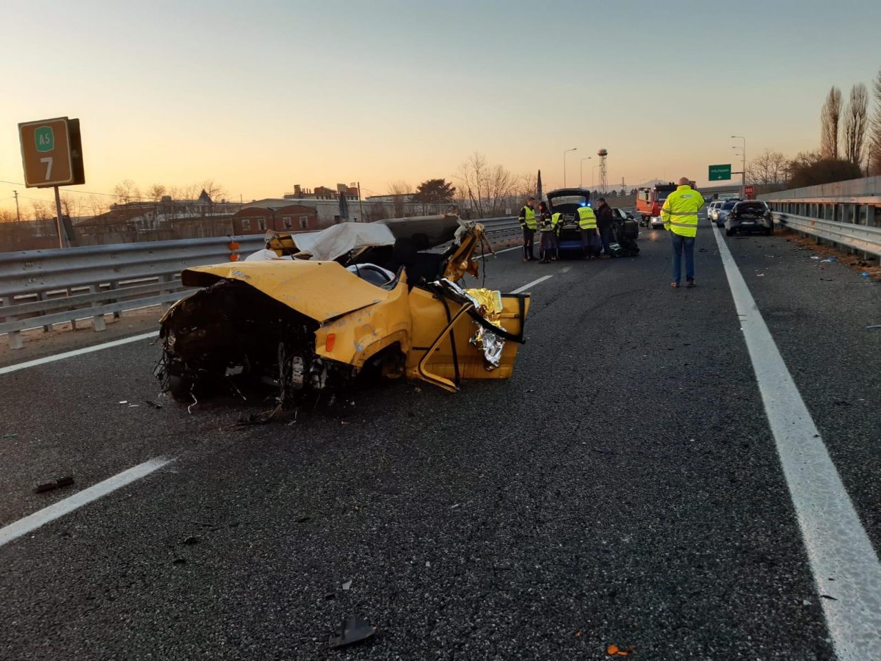 Incidente mortale sull’A5, la vittima un ragazzo della scuola di polizia