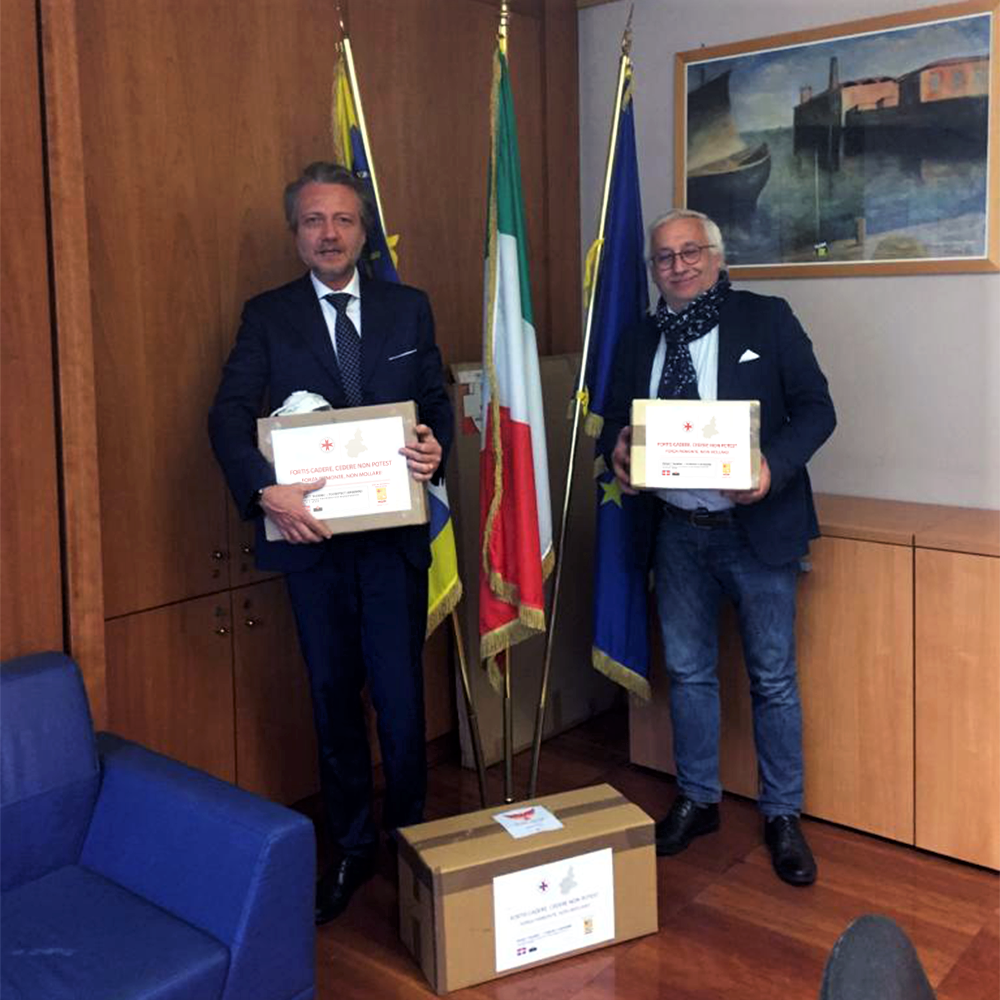 Il Servizio Assistenza Civile ha donato al Comune maschere per le Rsa