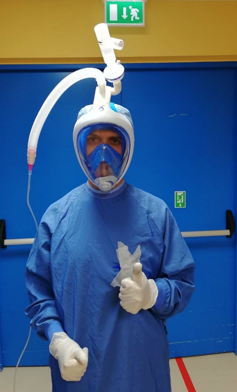 Maria Pia primo ospedale in Piemonte a dotarsi di maschere da snorkeling