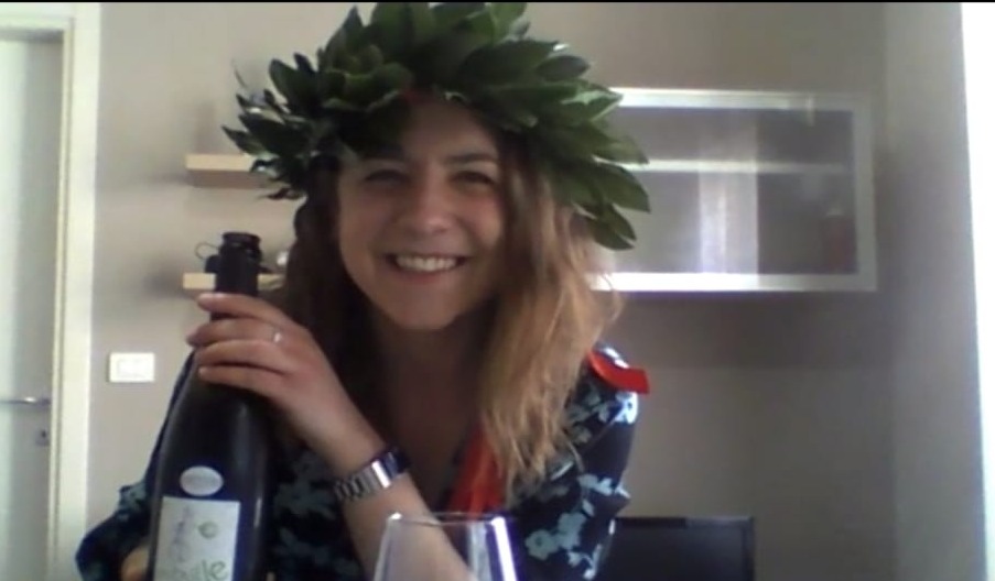 Federica Scavarda e la sua laurea nell’appartamento di Alba