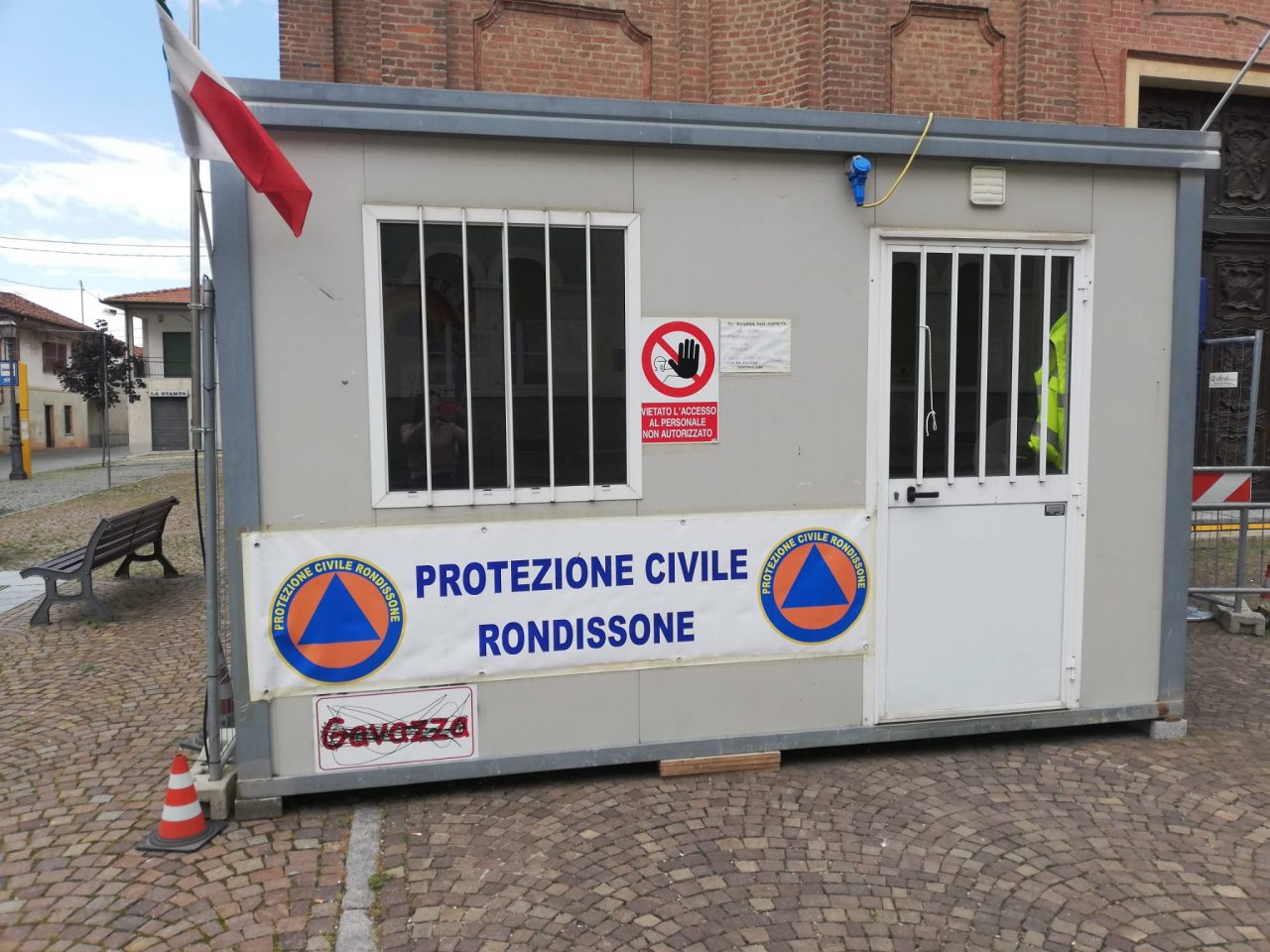 Vandalizzato il container della Protezione civile