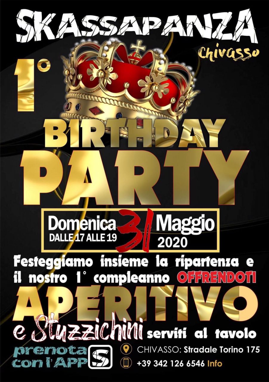 Skassapanza a Chivasso festeggia il primo compleanno