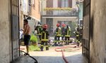 Incendio in un garage a Caluso: vigili del fuoco al lavoro LE FOTO