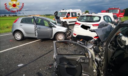 Incidente in tangenziale, tre auto coinvolte LE FOTO