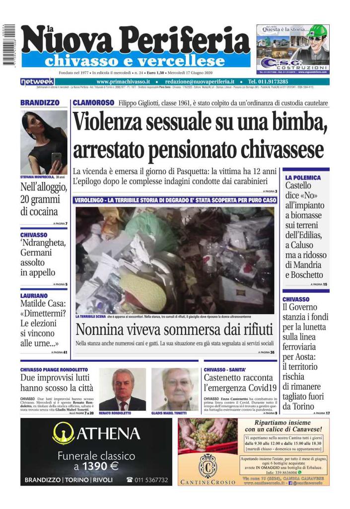 La Nuova Periferia di mercoledì 17 giugno è in edicola