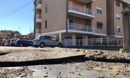 Chivasso nuovamente senz'acqua, esploso un tubo dell'acquedotto I VIDEO
