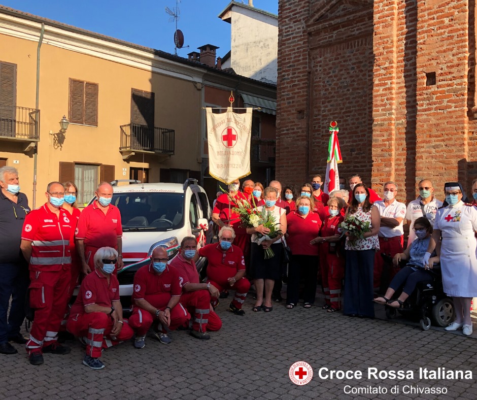 Croce Rossa dona un mezzo al gruppo di Brandizzo LE FOTO