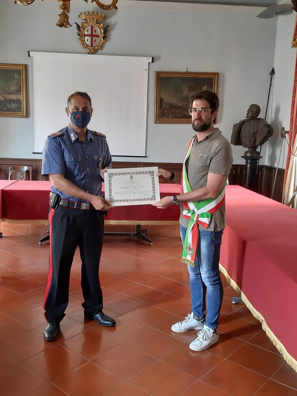 Encomio solenne all’appuntato scelto Gianluca Della Pepa