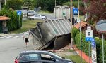 Rimorchio che trasporta scarti di macellazione si ribalta a Caluso