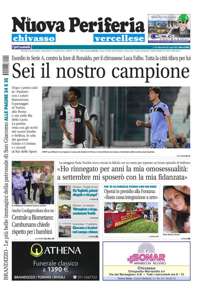 La Nuova Periferia è in edicola oggi, mercoledì 22 luglio