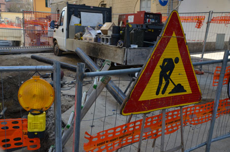 Lavori pubblici, viabilità modificata in città