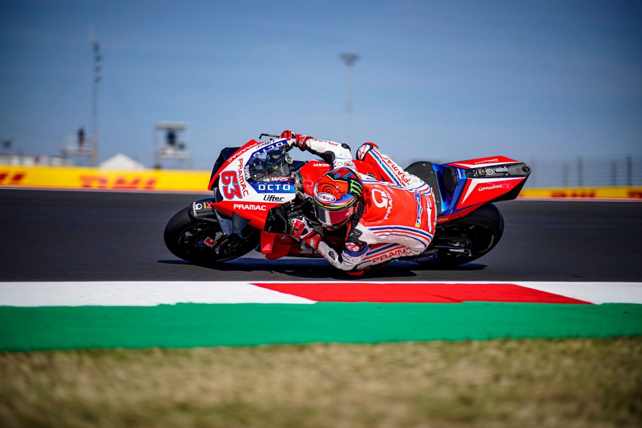 Gp Emilia Romagna, Bagnaia parte quinto