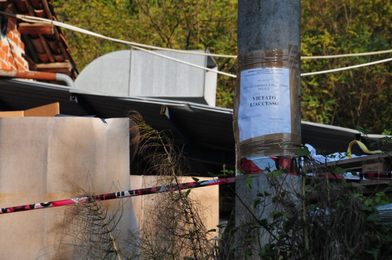 Rifiuti, maxi sequestro dei Carabinieri a Verrua Savoia