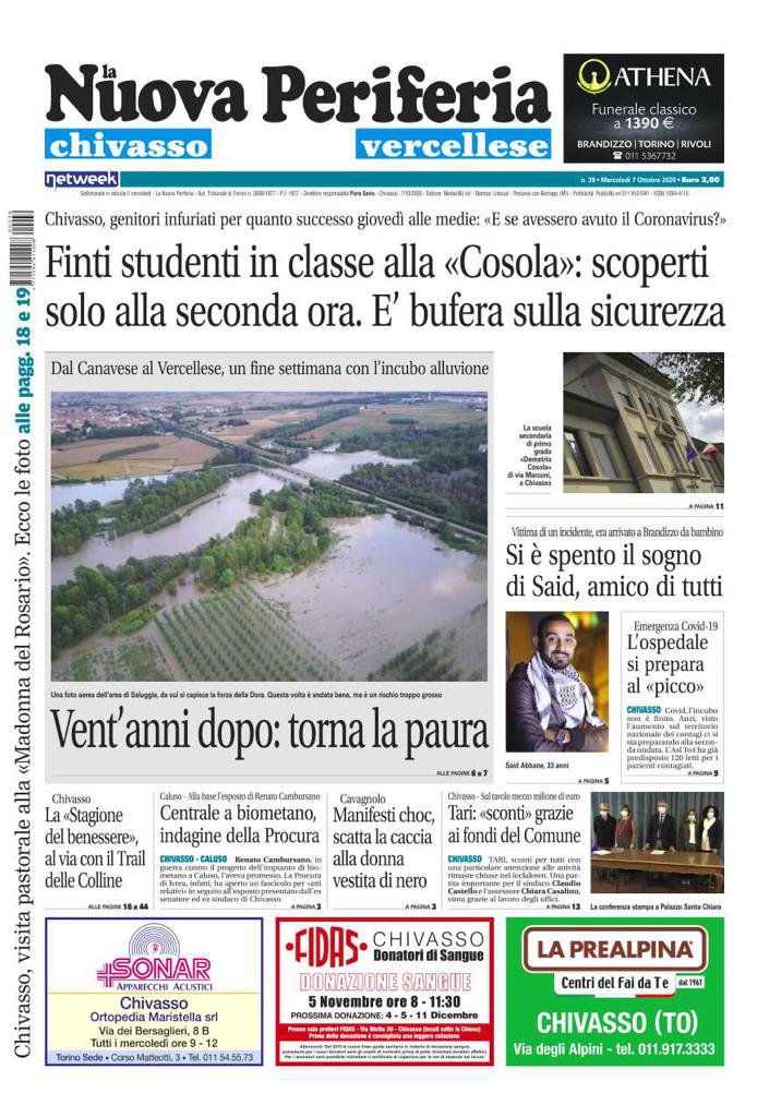 La Nuova Periferia è in edicola oggi, mercoledì 7 ottobre