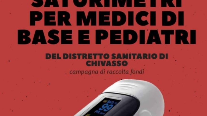 Parte la raccolta fondi per l’acquisto di 1000 saturimetri