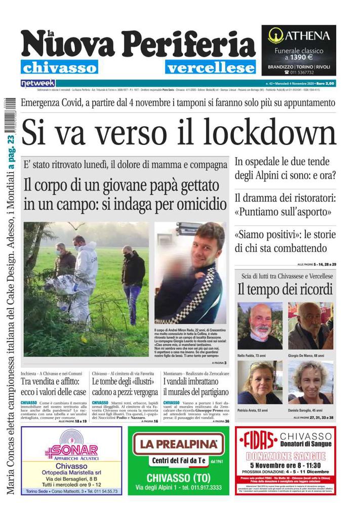 La Nuova Periferia è in edicola da ieri, mercoledì 4 novembre