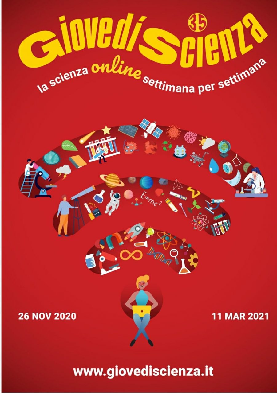 GiovedìScienza, 10 conferenze online, 2 appuntamenti dedicati alle scuole