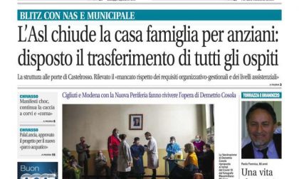 La Nuova Periferia in edicola oggi, mercoledì 30 dicembre