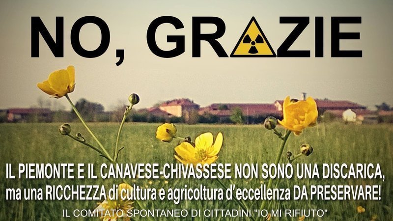 Deposito nucleare in Canavese, partita la raccolta firme