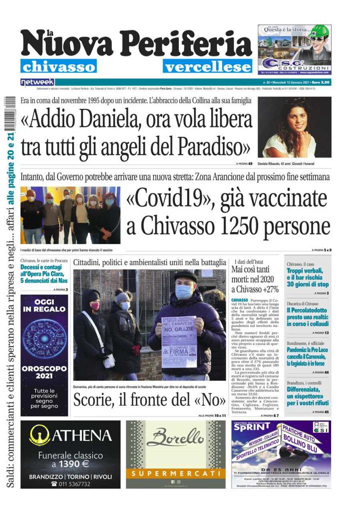 La Nuova Periferia di mercoledì 13 gennaio è in edicola