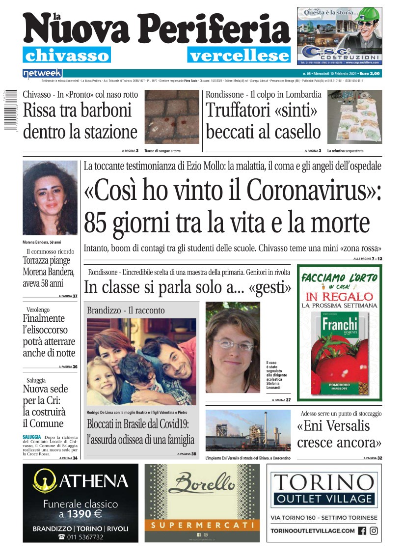 La Nuova Periferia di mercoledì 10 febbraio è in edicola