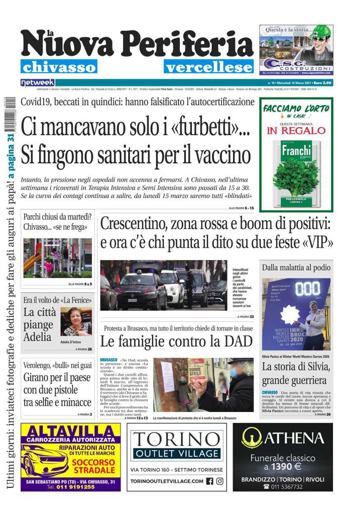 La Nuova Periferia di mercoledì 10 marzo è in edicola