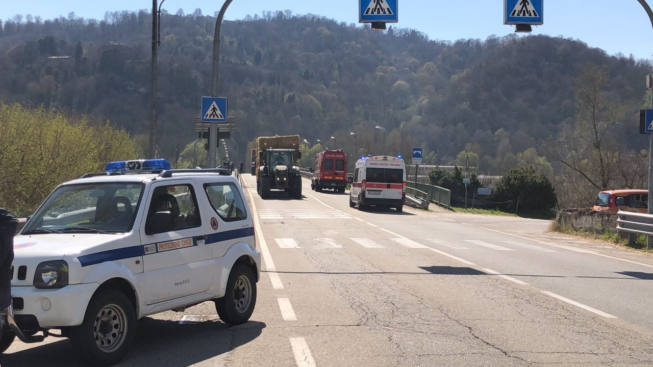 Uomo si getta nel Po a Chivasso, ma è un falso allarme LE FOTO