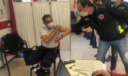 Vaccino day per i volontari della Protezione civile LE FOTO