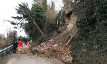 Dopo la frana, riaperta la strada provinciale 100