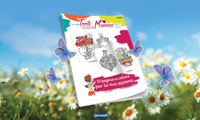 Tanti Auguri Mamma: domani, mercoledì 21 in regalo un bellissimo album da colorare