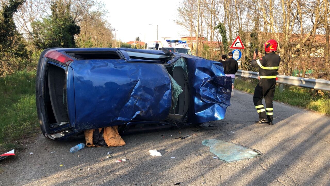 Terribile incidente lungo la provinciale, grave un uomo LE FOTO