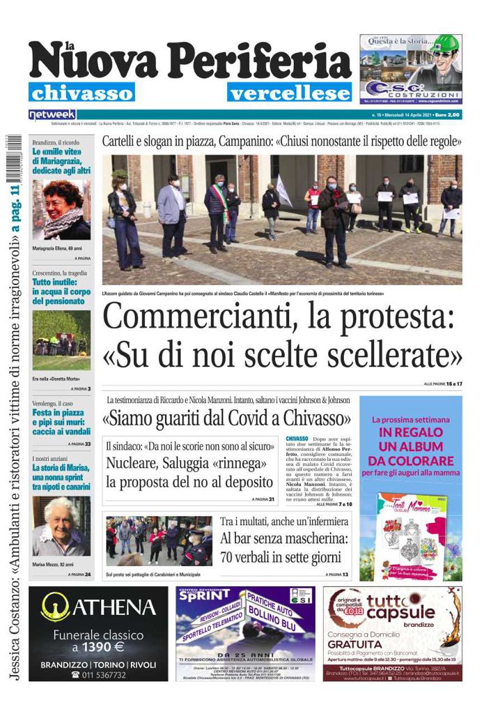 La Nuova Periferia del 14 aprile è in edicola