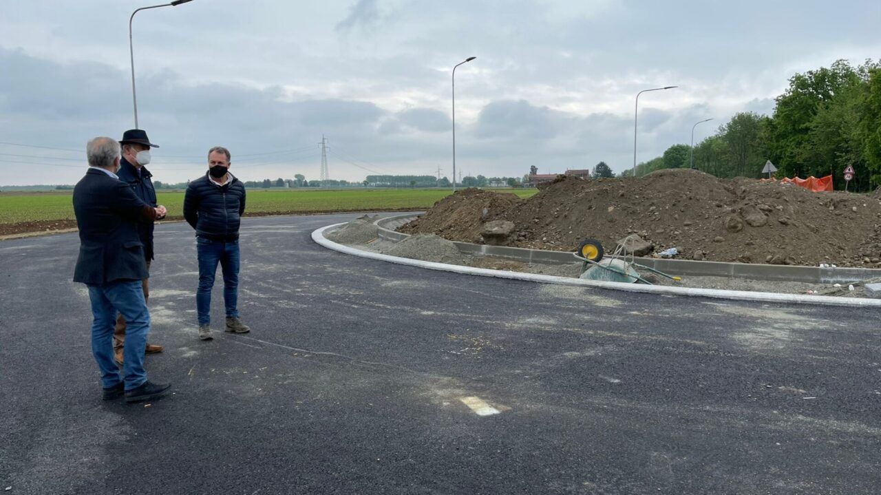 Nuova rotonda Sorin, il taglio del nastro lunedì 10 maggio