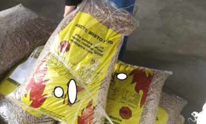 Sequestrate 25 tonnellate di pellet contraffatto