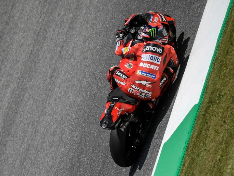 GP Germania, Bagnaia partirà dal decimo posto