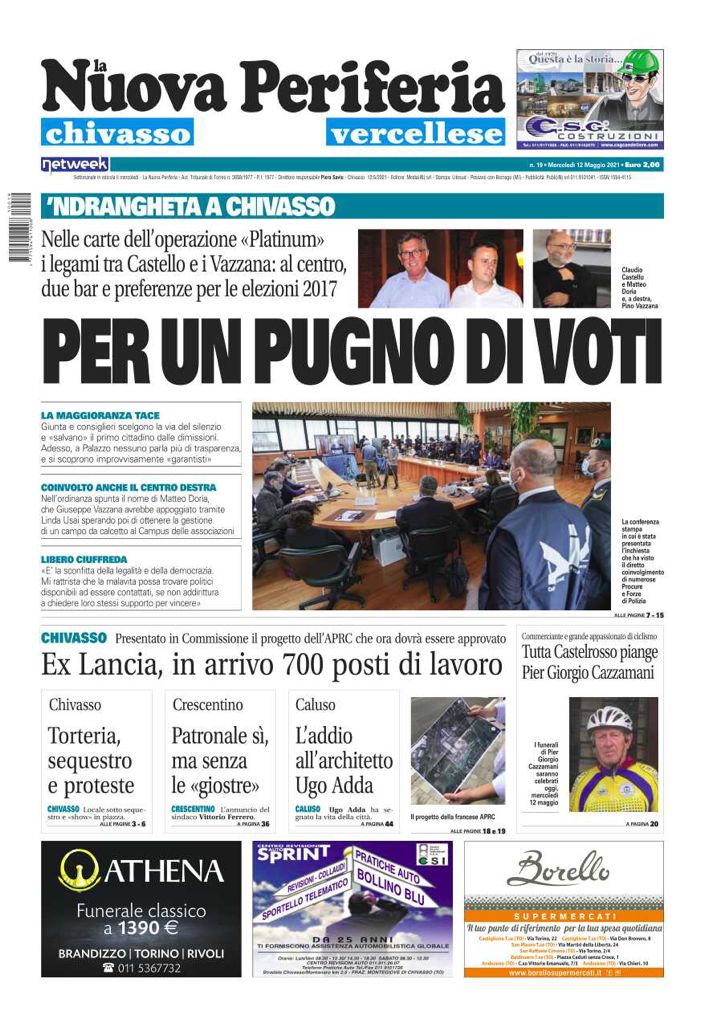 La Nuova Periferia del  12  maggio è in edicola