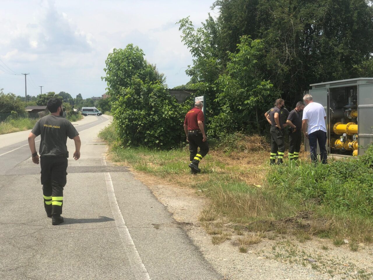 Fuga di gas a Chivasso, verifiche in corso LE FOTO